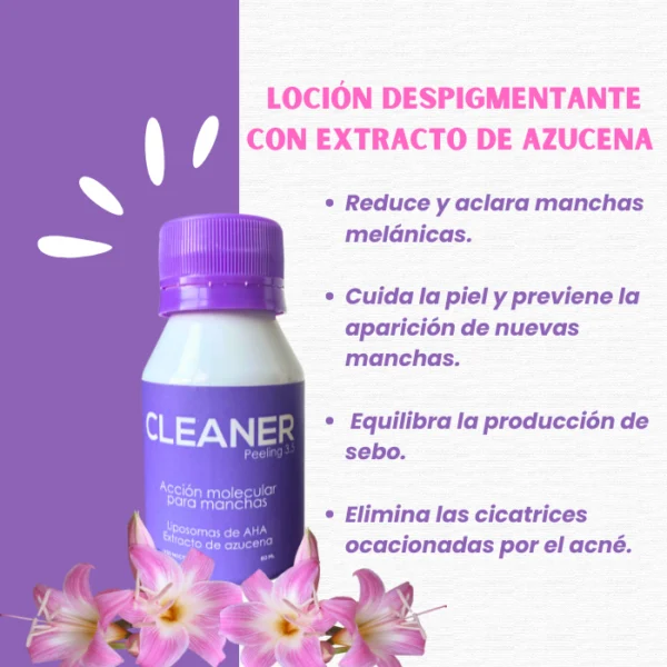 Loción Despigmentadora CLEANER con Azucena