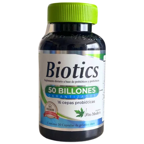 Biotics probioticos x 30 capsulas