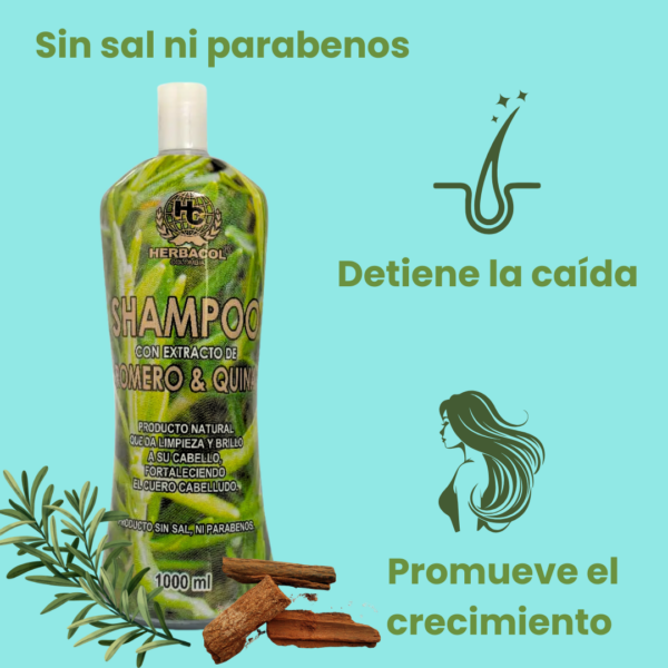 Second image of Shampoo de Romero y Quina