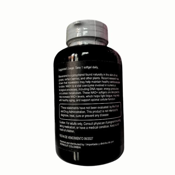 Second image of NAD+ con Resveratrol Americano