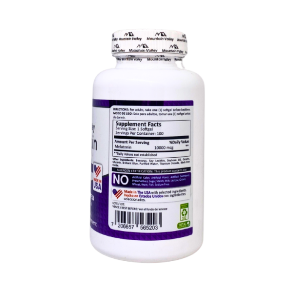 Second image of Melatonina 10mg