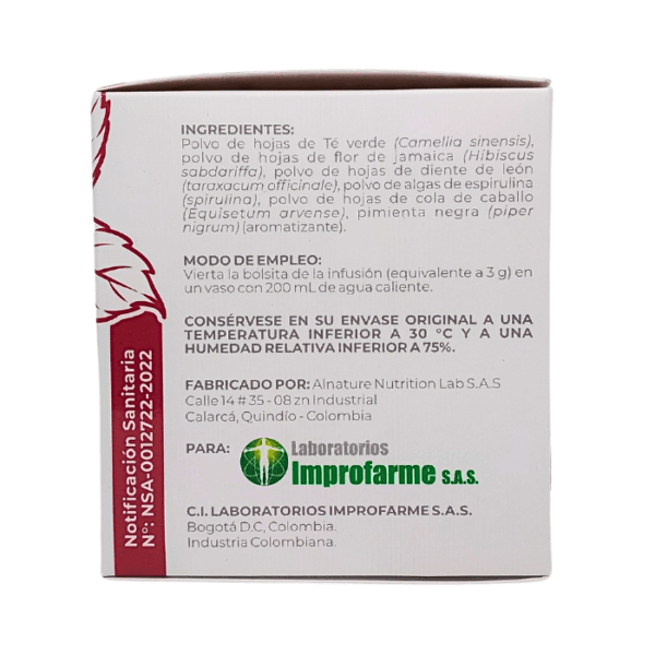 Second image of Té QB x 30 Tisanas