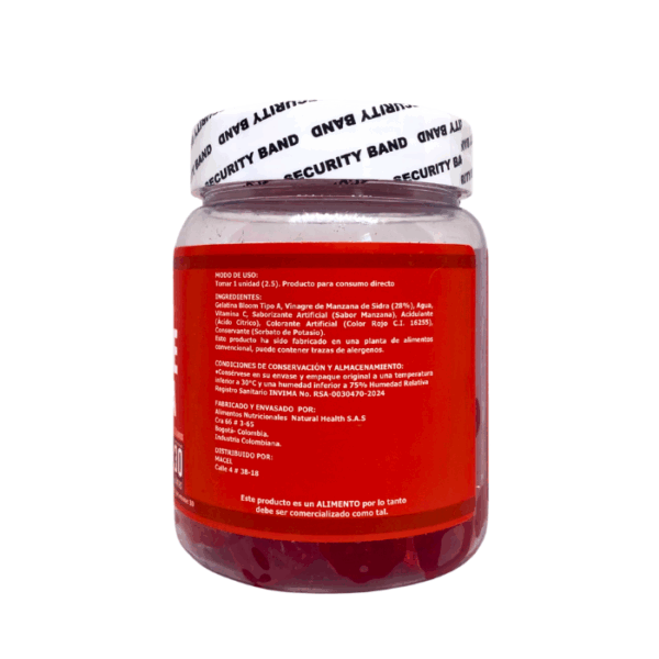 Second image of Gomitas de Vinagre de Manzana