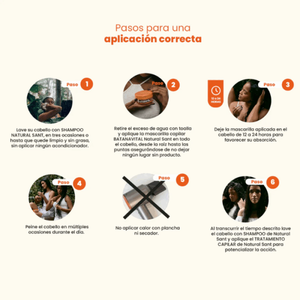 Second image of Mascarilla Capilar BATANA VITAL 