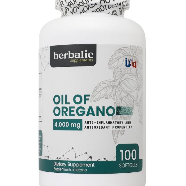 Aceite de Orégano en Cápsulas 4000mg x 100