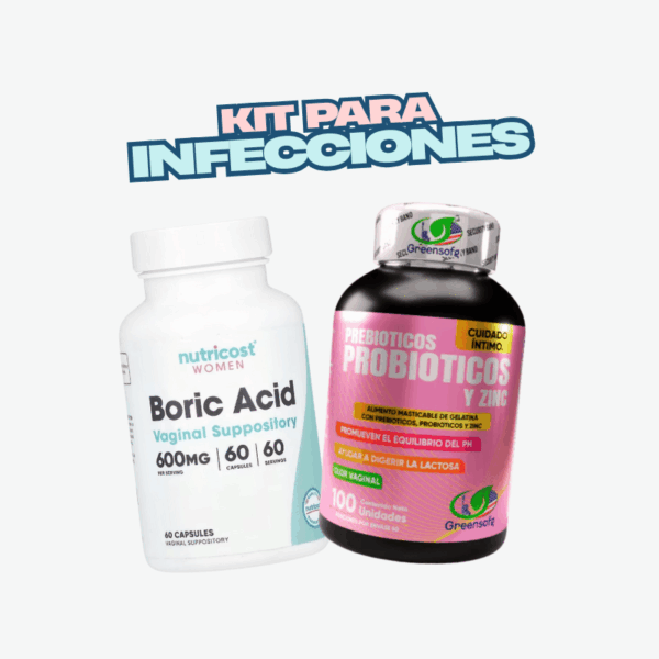 Kit Infecciones Vaginales | Óvulos de Ácido Bórico + Probióticos Vaginales