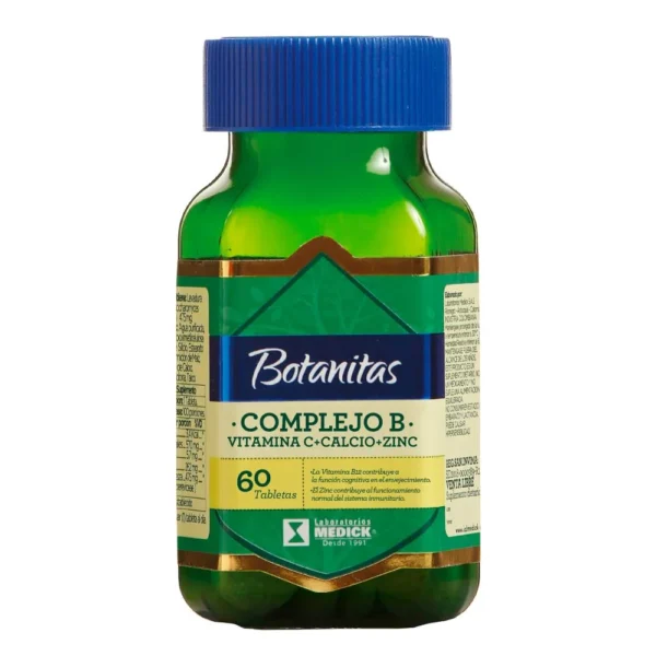Complejo B con Calcio Vitamina C y Zinc
