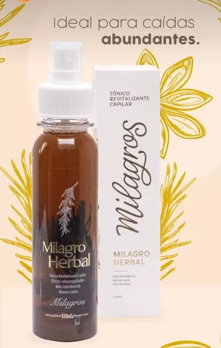 Second image of Tónico Revitalizante Capilar Milagro Herbal de Milagros