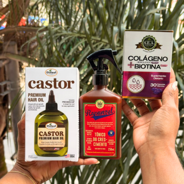 Second image of Kit Pelazo Castor Oil y Tonico Rapunzel