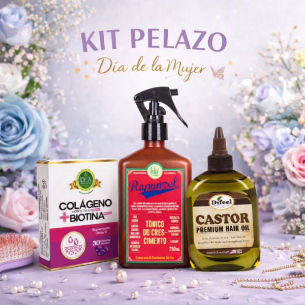 Kit Pelazo Castor Oil y Tonico Rapunzel